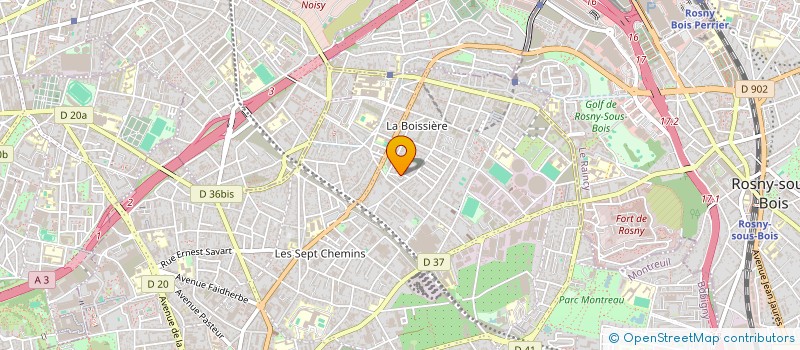 localisation de l'entreprise MONSIEUR NOURDINE IDRI à MONTREUIL