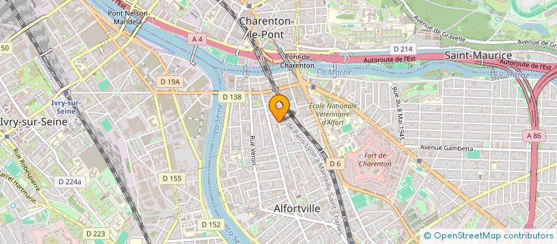 localisation de l'entreprise MONSIEUR NOURDINE LAKHAL à ALFORTVILLE