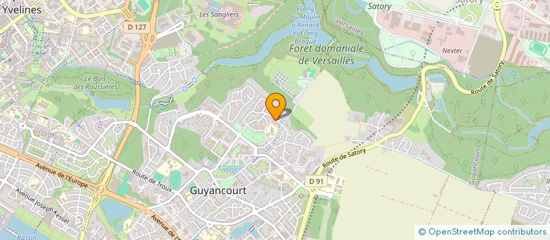 localisation de l'entreprise MONSIEUR NOURDINE M'ROUDJAE  GUYANCOURT