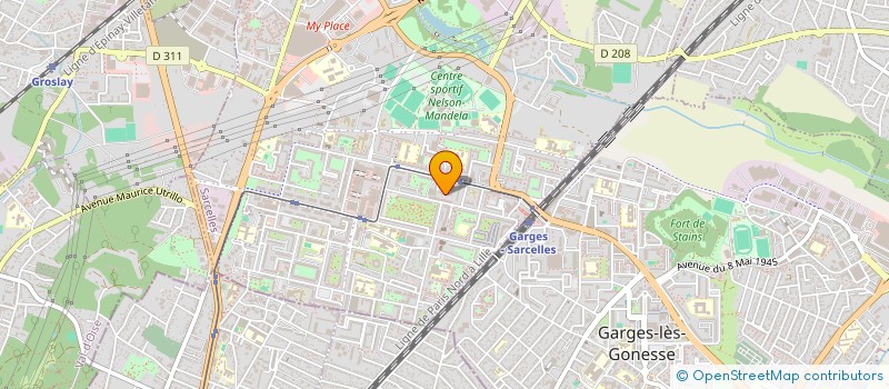 localisation de l'entreprise MONSIEUR NOURDINE MBAE à SARCELLES