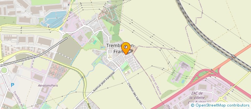 localisation de l'entreprise MONSIEUR NOURDINE MOULKAF à TREMBLAY-EN-FRANCE