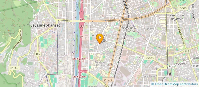 localisation de l'entreprise MONSIEUR NOURDINE MOUZOURI  GRENOBLE