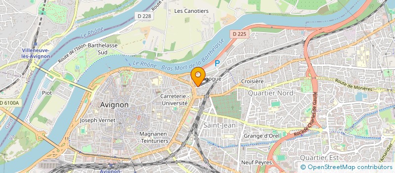 localisation de l'entreprise MONSIEUR NOURDINE OUICHAOUI  AVIGNON