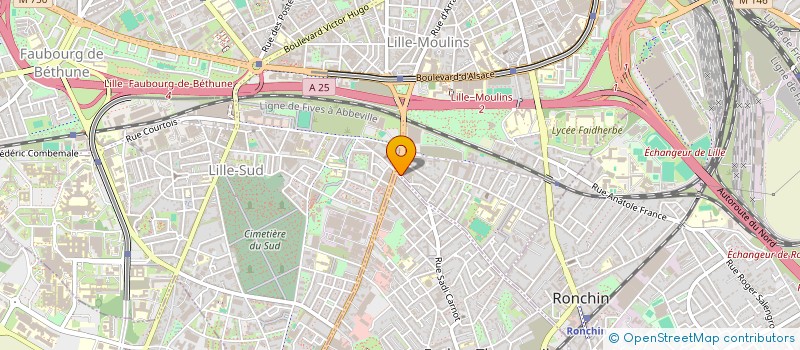 localisation de l'entreprise MONSIEUR NOURDINE REGRAGUI DREF à LILLE