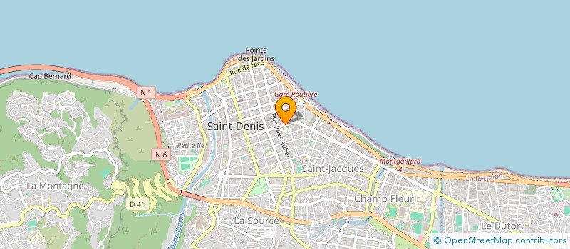 localisation de l'entreprise MONSIEUR NOURDINE YOUSSOUF à SAINT-DENIS
