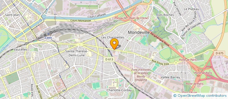 localisation de l'entreprise MONSIEUR NOUREDDIENE BENOMEUR  MONDEVILLE