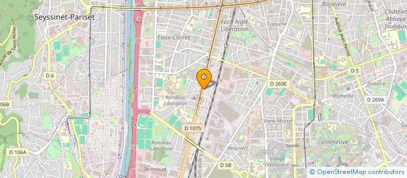 localisation de l'entreprise MONSIEUR NOUREDDIN ADAM ABDALLAH  GRENOBLE