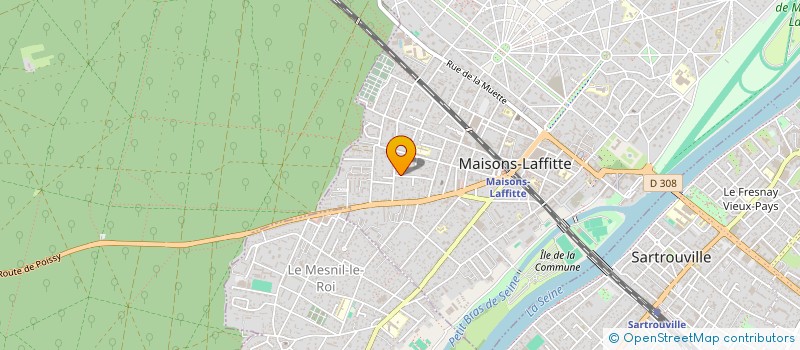 localisation de l'entreprise MONSIEUR NOUREDDIN DELLA  MAISONS-LAFFITTE