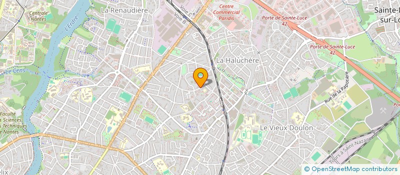 localisation de l'entreprise MONSIEUR NOUREDDIN IBRAHIM ALI à NANTES