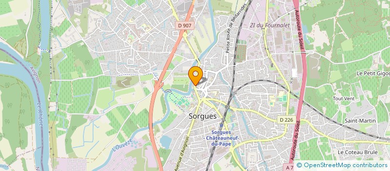 localisation de l'entreprise MONSIEUR NOUREDDIN LAAROUSSI  SORGUES