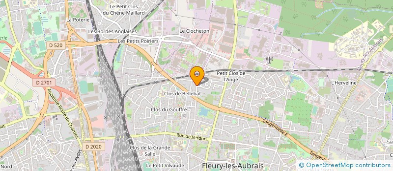 localisation de l'entreprise MONSIEUR NOUREDDINE ABBOUBI  FLEURY-LES-AUBRAIS