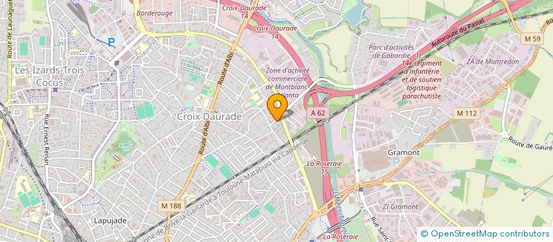 localisation de l'entreprise MONSIEUR NOUREDDINE ABDERRAHMANE  TOULOUSE