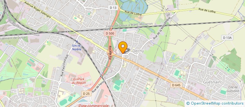 localisation de l'entreprise MONSIEUR NOUREDDINE ALLOUCHE  DECHY