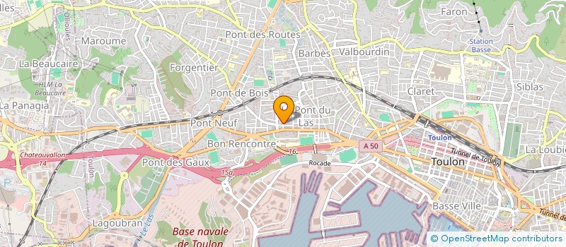 localisation de l'entreprise MONSIEUR NOUREDDINE AMAMI  TOULON