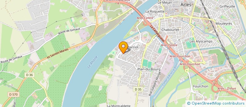 localisation de l'entreprise MONSIEUR NOUREDDINE AMER  ARLES