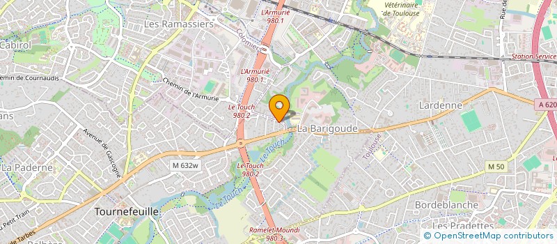 localisation de l'entreprise MONSIEUR NOUREDDINE AMRI  TOURNEFEUILLE