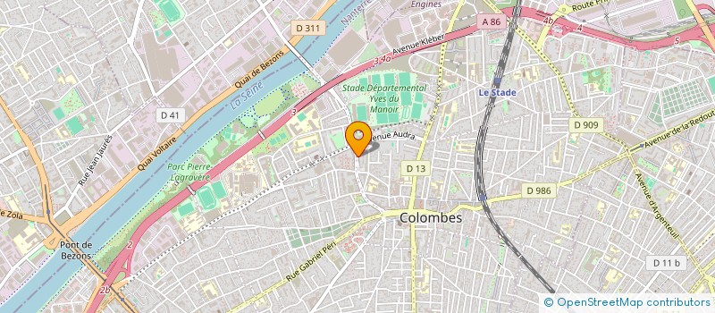 localisation de l'entreprise MONSIEUR NOUREDDINE ARBAB ADAM à COLOMBES