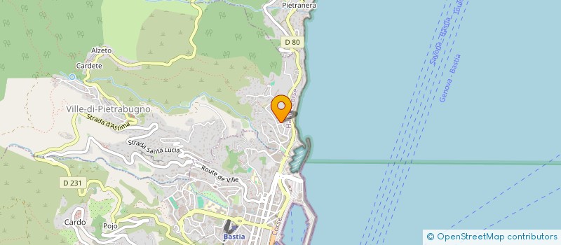 localisation de l'entreprise MONSIEUR NOUREDDINE ASSOU à BASTIA