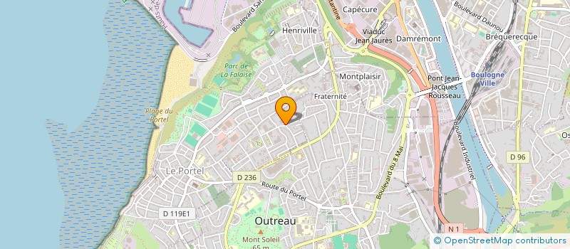 localisation de l'entreprise MONSIEUR NOUREDDINE AWATI  LE PORTEL