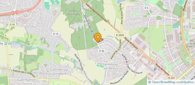 localisation de l'entreprise MONSIEUR NOUREDDINE BAKIR  CHANTELOUP-EN-BRIE