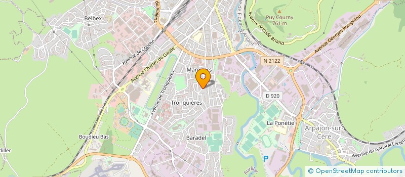 localisation de l'entreprise MONSIEUR NOUREDDINE BELAIDI à AURILLAC