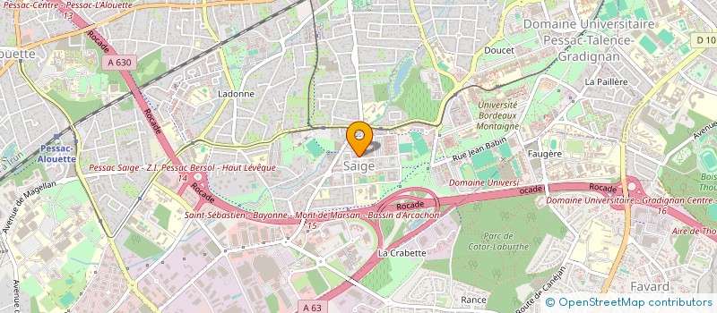 localisation de l'entreprise MONSIEUR NOUREDDINE BELAL RIFAI à PESSAC