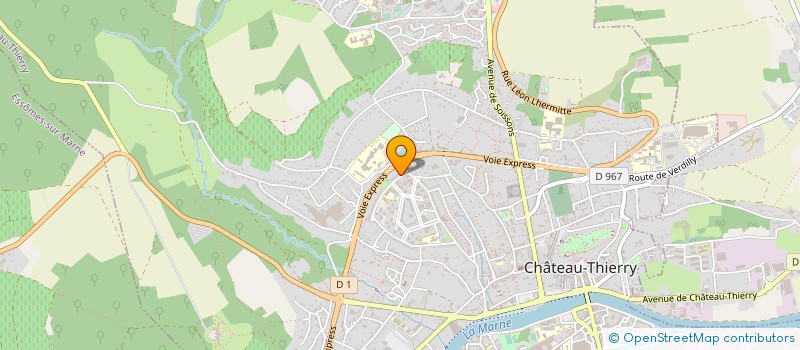 localisation de l'entreprise MONSIEUR NOUREDDINE BENAICHA à CHATEAU-THIERRY
