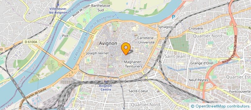 localisation de l'entreprise MONSIEUR NOUREDDINE BENANAN  AVIGNON