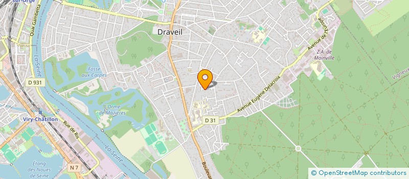 localisation de l'entreprise MONSIEUR NOUREDDINE BENDAOUD  DRAVEIL