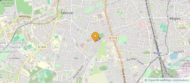 localisation de l'entreprise MONSIEUR NOUREDDINE BENLAKHDAR  TALENCE