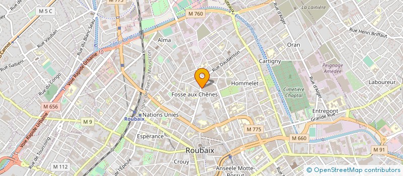 localisation de l'entreprise MONSIEUR NOUREDDINE BENYAHIA  ROUBAIX