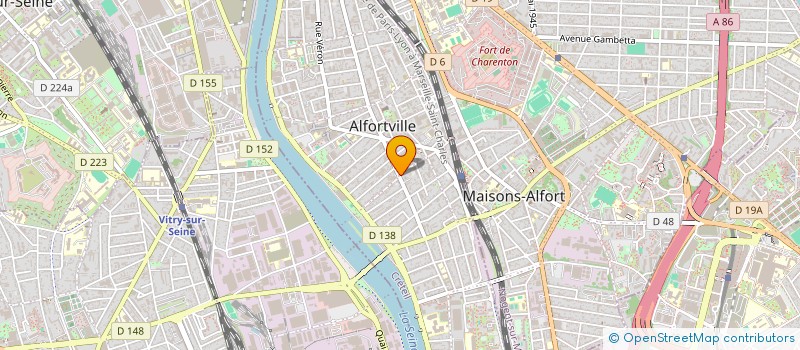 localisation de l'entreprise MONSIEUR NOUREDDINE BERRI  ALFORTVILLE