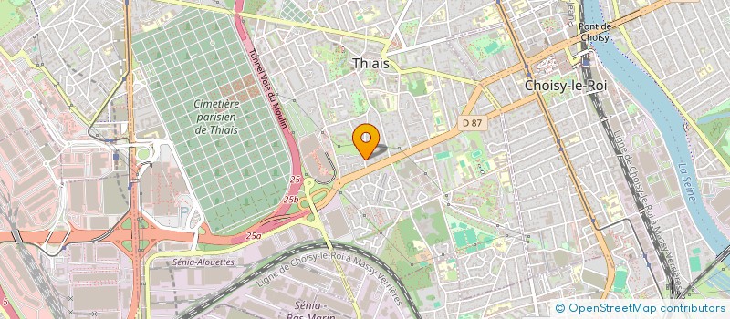 localisation de l'entreprise MONSIEUR NOUREDDINE BOUALAOUI  THIAIS