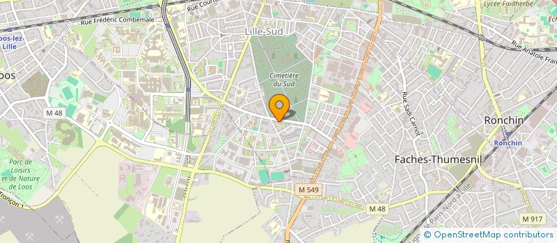 localisation de l'entreprise MONSIEUR NOUREDDINE BOUFOUS à LILLE