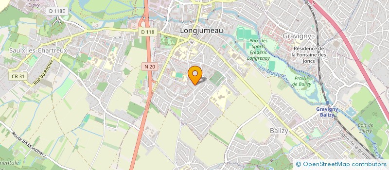 localisation de l'entreprise MONSIEUR NOUREDDINE BOUGUILA  LONGJUMEAU