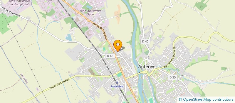 localisation de l'entreprise MONSIEUR NOUREDDINE CHAABANE  AUTERIVE