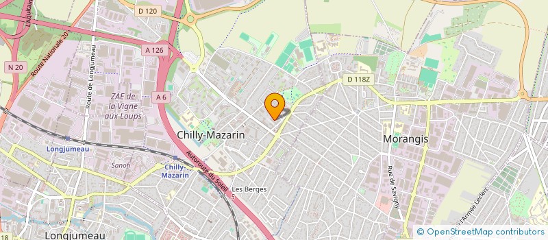 localisation de l'entreprise MONSIEUR NOUREDDINE CHAFFAR à CHILLY-MAZARIN