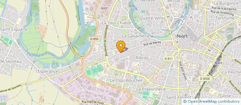 localisation de l'entreprise MONSIEUR NOUREDDINE CHAHBOUNI à NIORT