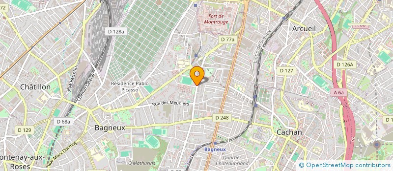 localisation de l'entreprise MONSIEUR NOUREDDINE CHAIB à BAGNEUX