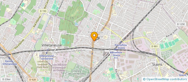 localisation de l'entreprise MONSIEUR NOUREDDINE CHEBAB à PIERREFITTE-SUR-SEINE