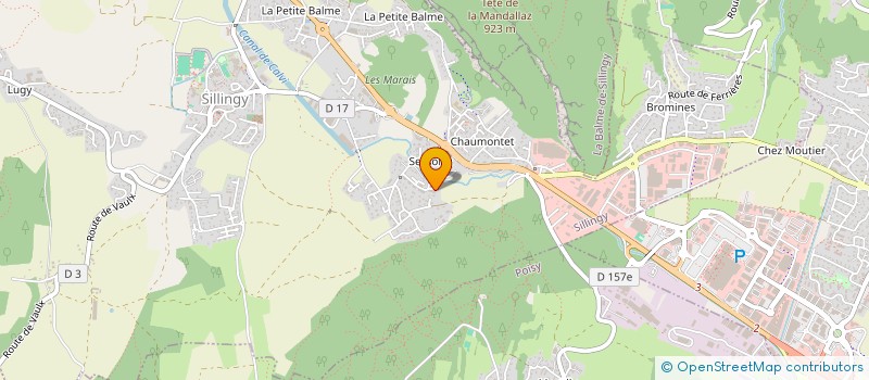 localisation de l'entreprise MONSIEUR NOUREDDINE CHEGUETTINE  SILLINGY