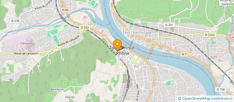 localisation de l'entreprise MONSIEUR NOUREDDINE CHENOUF à TOURNON-SUR-RHONE