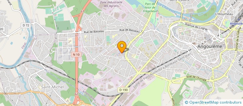 localisation de l'entreprise MONSIEUR NOUREDDINE CHIBANI à ANGOULEME