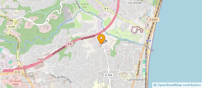 localisation de l'entreprise MONSIEUR NOUREDDINE DAHMOUNI à ANTIBES
