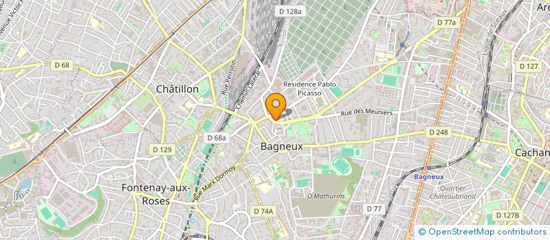 localisation de l'entreprise MONSIEUR NOUREDDINE DHAOUADI à BAGNEUX