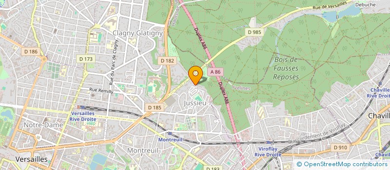 localisation de l'entreprise MONSIEUR NOUREDDINE DJEBARI à VERSAILLES