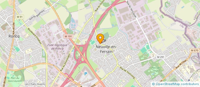 localisation de l'entreprise MONSIEUR NOUREDDINE DRICHE  NEUVILLE-EN-FERRAIN