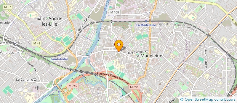localisation de l'entreprise MONSIEUR NOUREDDINE EL ANBER à LA MADELEINE