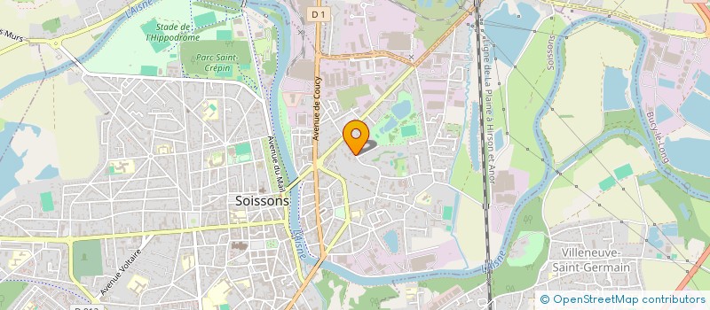 localisation de l'entreprise MONSIEUR NOUREDDINE EL HAYANI à SOISSONS