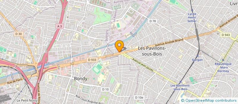 localisation de l'entreprise MONSIEUR NOUREDDINE EL MANSARI à LES PAVILLONS-SOUS-BOIS
